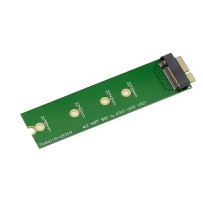 Abbildung von KALEA INFORMATIQUE M2 NGFF B Key SATA Adapter auf Asus Zenbook UX21 UX31 UX51, um eine M.2 SSD anstelle der Original einzubauen.