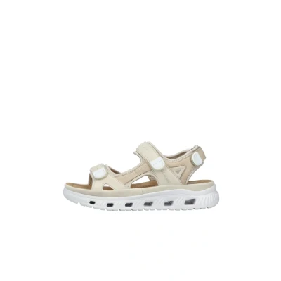 Abbildung von Rieker Trekkingsandale, Damen, Größe: 36, Beige Schuhe