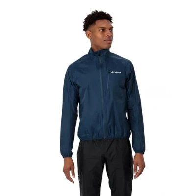 Abbildung von VAUDE Men&#039;s Drop Jacket III Leichte Regenjacke Ultraleicht &amp; Wasserabweisend Ceplex active Technologie Klein verpackbar Umweltfreundlich Eco Finish Green Shape Label