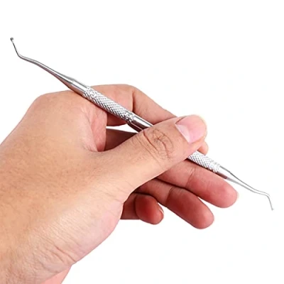 Abbildung von Eingewachsener Zehennagelheber, Zehennagelheber Behandlungswerkzeug für Eingewachsene Zehennägel aus Chirurgischem Edelstahl, Doppelseitiger Nagelheber, Hornhautentferner und Trimmerschneider Nagelwer