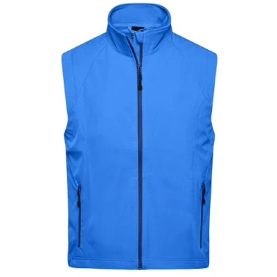 Abbildung von James &amp; Nicholson Herren Softshell Weste Praktische aus elastischem Farbe: azur Grösse: S
