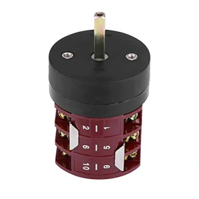 Abbildung von Akozon Vorwärts Rückwärts Schalter, Reifenmontiermaschine Switch 220V/380V 32A Motor Schalter Drehtisch Pedalschalter
