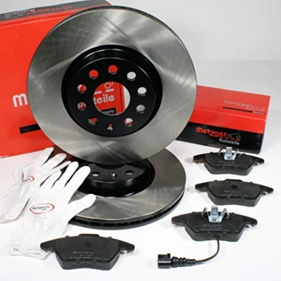 Abbildung von Autoparts Online Set 60015171 Metzger Bremsscheiben 1LJ Bremsbeläge Warnsensor für vorne die Vorderachse