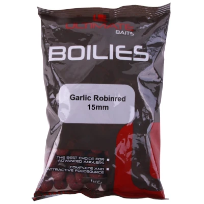 Abbildung von Ultimate Baits Boilies 15mm 1kg Garlic Robinred