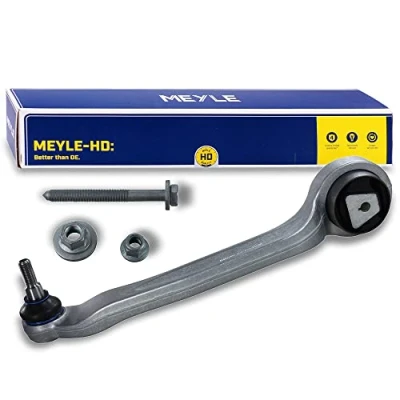 Abbildung von MEYLE 116 050 0066/HD Querlenker Quality mit Zubehör Gummilager hinten, unten, Vorderachse rechts Aluminium AUDI: A8 D3