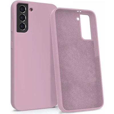 Abbildung von MyGadget Hülle für Samsung Galaxy S21 Plus Gummierte Handyhülle [ 3 Layer Struktur ] Schutzhülle mit Soft Inlay &amp; Hardcase Cover außen Rosa