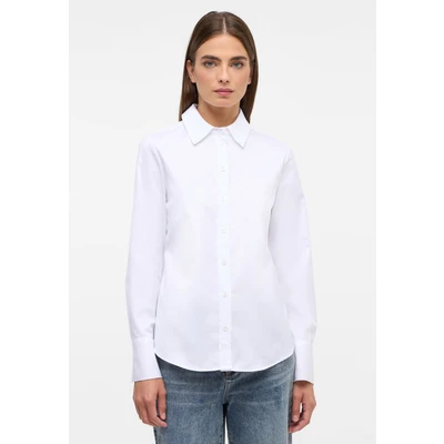 Abbildung von Eterna SOFT Luxury Regular FIT Hemdbluse, Damen, Größe: 34, Off white