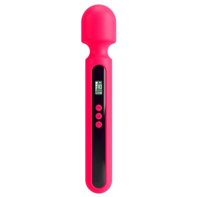 Abbildung von Massagestab „Pink Sunset Wand Vibrator“ mit Digital Display