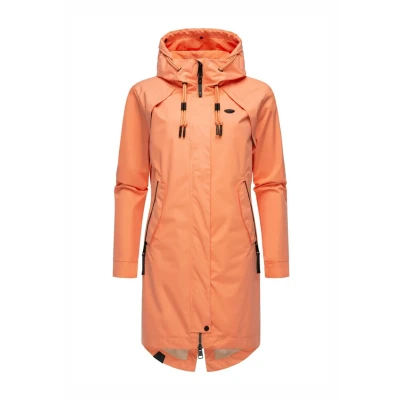 Abbildung von Ragwear Rejany Regenjacke / wasserabweisende Jacke, Damen, Größe: XS, Peach