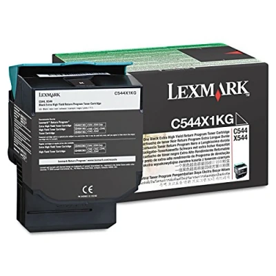 Abbildung von Lexmark C544X1KG Schwarz Toner Extra hohe Kapazität