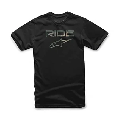 Abbildung von Alpinestars Herren Kurzarm Logo T Shirt moderner Schnitt, Black, M, 1119 72006