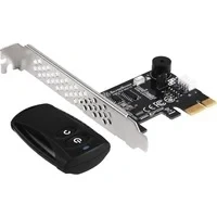 Abbildung von SilverStone SST ES02 PCIe 2.4G Funk Fernbedienung für PC Power / Reset, Integrierter Lautsprecher,