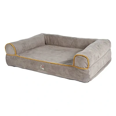 Abbildung von HKM ANAM Cara Hundebett Taupe/Goldgelb S