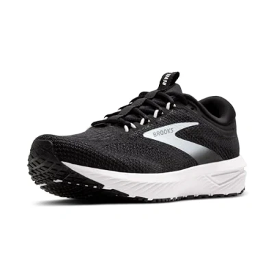 Abbildung von Brooks Revel 7 Laufschuh Neutral, Damen, Größe: 36.5, Black white Schuhe