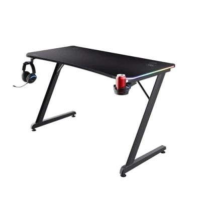 Abbildung von Trust GXT709 Luminus RGB Gaming Schreibtisch Schwarz