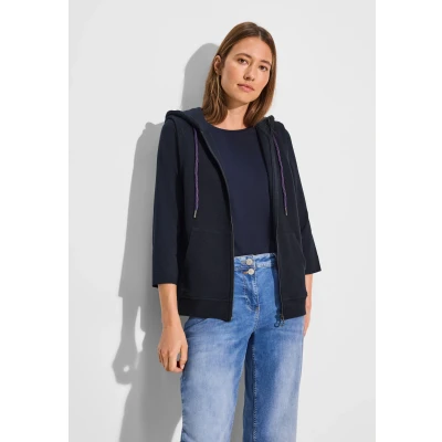 Abbildung von Cecil Ottoman Strickjacke, Damen, Größe: Small, Blau