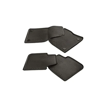 Abbildung von Skoda 566061502 565061512 Gummi Fußmatten Gummimatten Original Allwettermatten 4 teilig schwarz mit Schriftzug