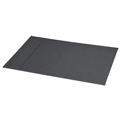 Abbildung von Rhodia 194478C Schreibunterlage Rhodiarama 60x40 cm, fest, Kunstleder, ideal für Home Office, 1 Stück, Titanium