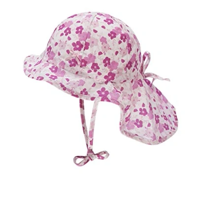 Abbildung von Döll Baby Mädchen Nackenschutz Sonnenhut, Rosa (Fuchsia PinkPink 2023), (Herstellergröße: 47)