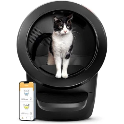 Abbildung von Litter Robot 4 automatisches selbstreinigendes Katzenklo Schwarz LR4 0305 00 EU