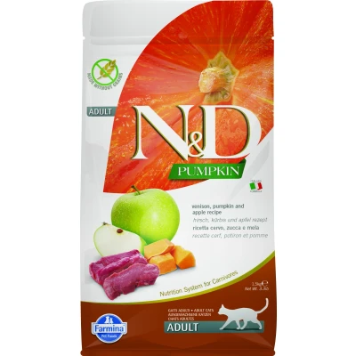 Abbildung von N&amp;D Pumpkin CAT Hirsch &amp; Apfel varianten 1,5 kg