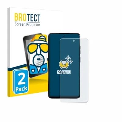 Abbildung von BROTECT Entspiegelungs Schutzfolie für Motorola Moto G24 Power (2 Stück) Matte Displayschutz Folie, Anti Reflex, Fingerprint