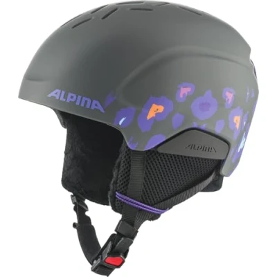 Abbildung von ALPINA Unisex Jugend PIZI Skihelm, Midnight Grey Leo matt, 46 51