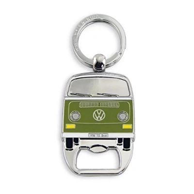 Abbildung von VW Collection by Brisa Volkswagen T2 Bulli BUS MIT FLASCHENÖFFNER Schlüsselanhänger, Größe: One Size, Grün