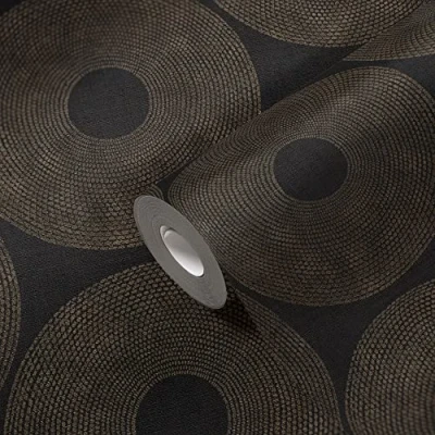 Abbildung von living walls Vliestapete &quot;Desert Lodge&quot;, gepunktet geometrisch grafisch, Tapete Kreise Tapeten Wohnzimmer Schlafzimmer Küche Flur Design Optik