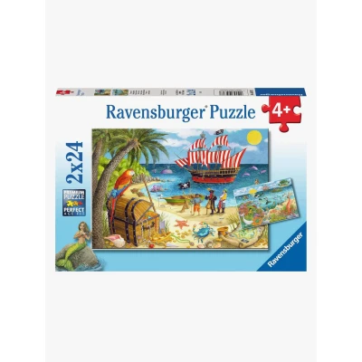 Abbildung von Ravensburger Puzzles Pirates and Mermaids 2x24 Teile