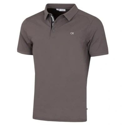 Abbildung von Calvin Klein Herren Campus Sport Stretch Golf Poloshirt Schiefer XXL