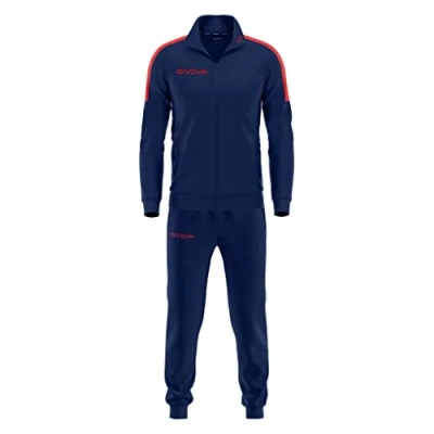 Abbildung von Givova Unisex Tr033 Trainingsanzug, Blau/Rot, 3XL EU