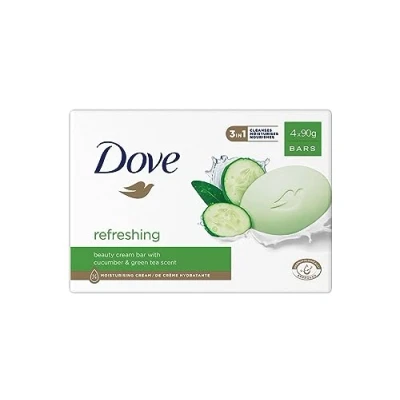 Abbildung von Dove Seife Refreshing Soap Bar (4 x 90 g)