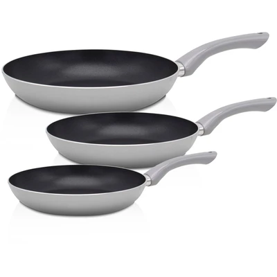 Abbildung von Krüger Pfannen Set &quot;London&quot;, Aluminium, (Set, 3 tlg.), Ø 20/24/28 cm, Induktion