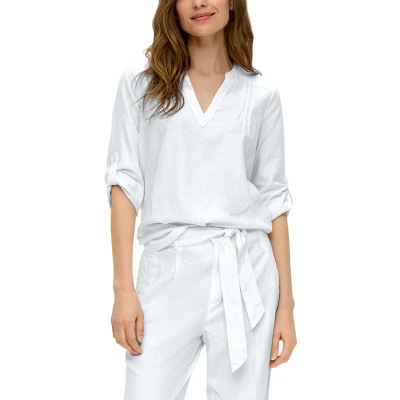Abbildung von s.Oliver MIT 3/4ARM Bluse, Damen, Größe: 34, Weiß