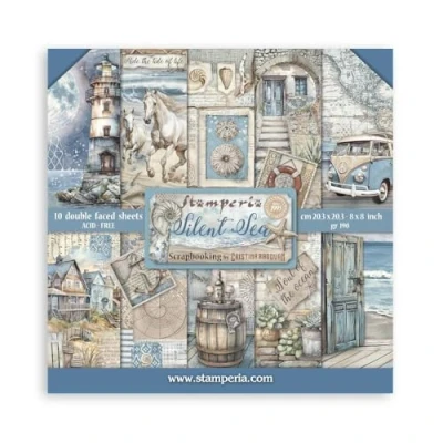 Abbildung von Stamperia Silent Sea 8x8 Inch Paper Pack (SBBS125)