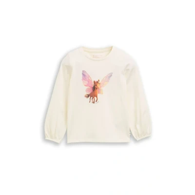 Abbildung von TOM Tailor Langarm Langarmshirt für Kinder, Größe: 128/134, Wool white
