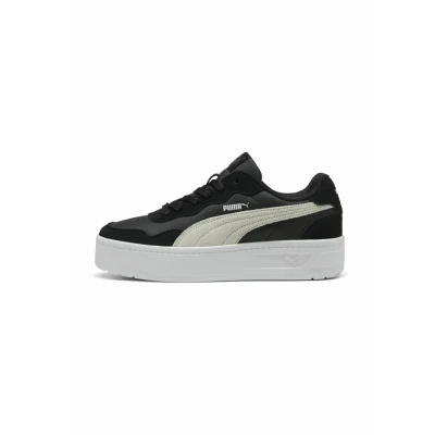 Abbildung von Court Lally Skye Suede Sneakers Damen PUMA Black White