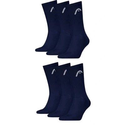 Abbildung von HEAD Herren Crew Sportsocken im 6er Pack (39 42, Navy)