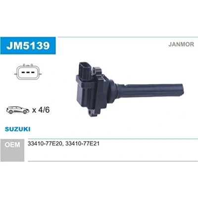 Abbildung von JANMOR JM5139 Zündspule SUZUKI: Vitara I SUV Cabrio, Grand 1