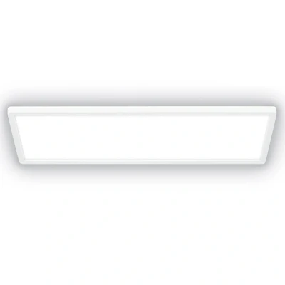 Abbildung von BRILONER EEK A LED Deckenlampe Effizient mit 14W bei 3000lm, ca. 50.000h Licht, flach, indirektes Lampe, Deckenleuchte, Wohnzimmerlampe, Panel, Küchenlampe, 58x20x3 cm, Weiß