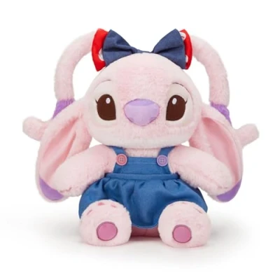 Abbildung von Disney Store Official Lilo &amp; Stitch Angel Kuscheltier 30 cm/12&quot; Niedliches Plüsch Alien Ab der Geburt geeignet