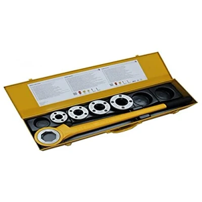 Abbildung von Rems EVA Set (Hand Gewindeschneidkluppe, mit Schnellwechsel Schneidköpfen, für Rohrgewinde und Bolzengewinde) 520015