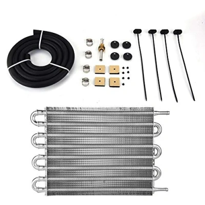 Abbildung von Qiilu Ölkühler Kit, Auto 8 Row Remote Transmission Kit Manual Kühler Konverter