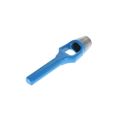 Abbildung von GEDORE Henkellocheisen für weiche Materialen, Ø 27 mm, Gummi Leder Dichtungen Stoff, rund, 175 mm lang, Stanzeisen, 570027