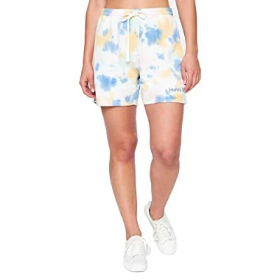 Abbildung von Hurley Damen Raya Track Bermuda Shorts, Fun Tie Dye, M