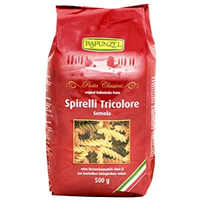 Abbildung von Rapunzel Hartweizen Spirelli, bunt (500 g) Bio