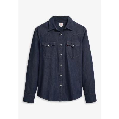 Abbildung von Levi&#039;s Barstow Western Hemd, Herren, Größe: XL, Red cast rinse marbled