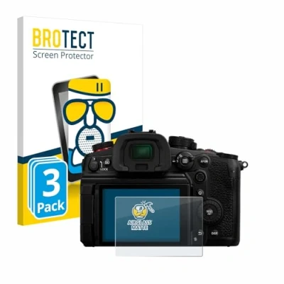 Abbildung von BROTECT Entspiegelungs Schutzglas für Panasonic Lumix DC GH7 (3 Stück) Schutz Folie Panzerfolie Glas Matt [Extrem Kratzfest 9H, Anti Reflex]