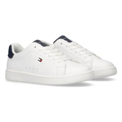 Abbildung von Tommy Hilfiger JACK Unisex Sneaker low für Kinder, Größe: 35, White/blue Schuhe